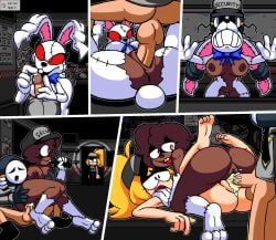 anti_groove, vanessa_(fnaf), vanessa_shelley_(frickbears), vannabelle_(frickbears_3), vanny_(fnaf)