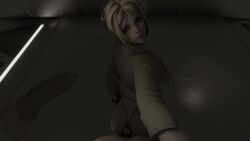 yorha_commander, nier:_automata, lazyprocrastinator, 1boy, 1girls
