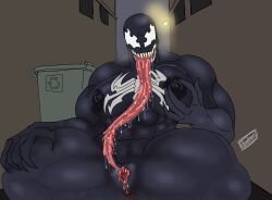 she-venom, venom_(marvel), marvel, marvel_comics, phantomas_(artist)