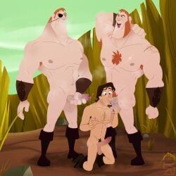 flynn_rider, patchy_stabbington, sideburns_stabbington, stabbington_brothers, tangled