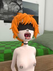 eidie_(dimmrong), original, dimmrong, 1girls, blindfold