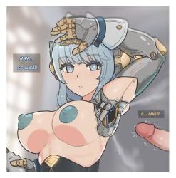 aether_(genshin_impact), ineffa_(genshin_impact), genshin_impact, valenthania, 1boy