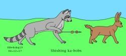 urbanhermit, animal_genitalia, balls, brown_body, brown_fur