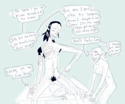 plentyofsoup, abdominal_scar, after_sex, aftercare, arm_hair