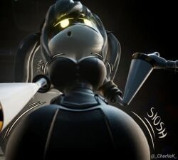 j_(murder_drones), glitch_productions, murder_drones, business_suit, female_only