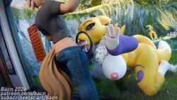 digimon_(species), renamon, renamon_(bacn), bandai_namco, digimon