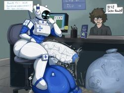 clyde_(jaymesvore), jaymesvore, after_vore, ambiguous_gender, bone
