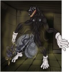 cartoon_dog, trevor_henderson, wilelter, anthro, balls