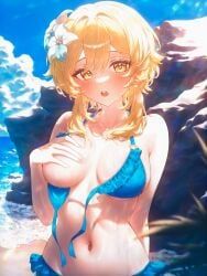 lumine_(genshin_impact), genshin_impact, hoyoverse, ministro, 1girl