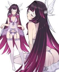 columbina_(genshin_impact), genshin_impact, ayatak0517, closed_eyes, feet