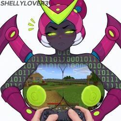 charlie_(brawl_stars), virus_charlie_(brawl_stars), brawl_stars, minecraft, 1boy