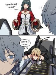 astra_yao, evelyn_chevalier, stars_of_lyra, wise_(zenless_zone_zero), zenless_zone_zero