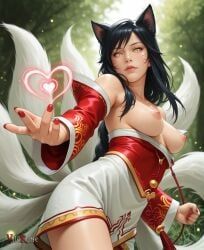 ahri, ahri_(league_of_legends), league_of_legends, riot_games, vilerune