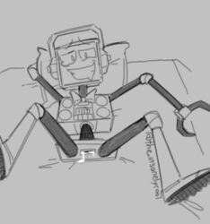 fandroid, the_insanelycool, 1boy, android, leaking_cum