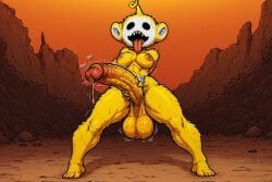 laa-laa, laa-laa_(slendytubbies), laa-laa_(teletubbies), slendytubbies, 1futa