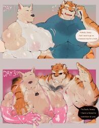 kd_gai, abs, ahegao, anthro, arm_tuft