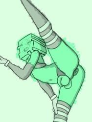 geometry_dash, cube_humanoid, femboy, romix_tatar