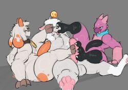 cade_(ridge), fanta_(carrotfanta), ridge_(artist), 2_toes, 4_toes
