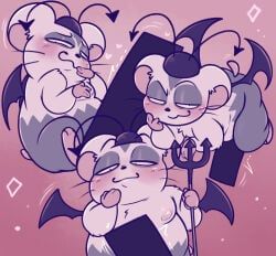 spat_(hamtaro), hamtaro_(series), aipeco18, anthro, areola