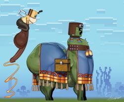 bee_(minecraft), creeper_(minecraft), microsoft, minecraft, mojang
