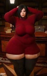 ada_wong, resident_evil, resident_evil_4_remake, bhigbhee, 1girls