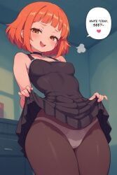original, pastalord, 1girls, :d, amber_eyes