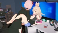 mori_calliope, pipkin_pippa, hololive, hololive_english, nekopara