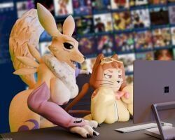 digimon_(species), kit_bodega, renamon, bandai_namco, digimon