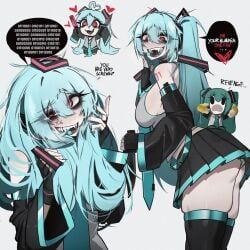 hatsune_miku, pearto, vocaloid, glitchace, 1girls