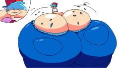 boyfriend_(friday_night_funkin), friday_night_funkin, 1boy, ass, ass_expansion