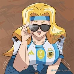 hokutozai_minami, dr.stone, fifa, world_cup, 1female