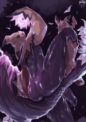 mimikyu, pokemon, yultzr, 1boy, ass