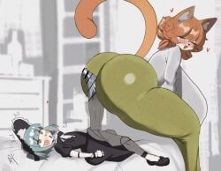 character_request, charlotte_(roriposter), yamyamshimete_(artist), 1futa, 2girls