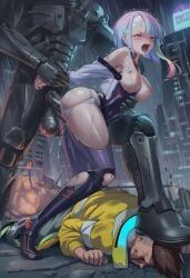 adam_smasher, david_martinez_(edgerunners), lucyna_kushinada, cyberpunk:_edgerunners, cyberpunk_2077