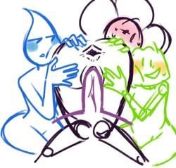 flower_(bfdi), gelatin_(bfdi), lollipop_(bfdi), teardrop_(bfdi), battle_for_dream_island