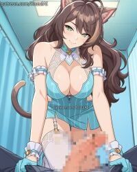mongil:_star_dive, netmarble, brown_hair, cat_ears, cat_girl