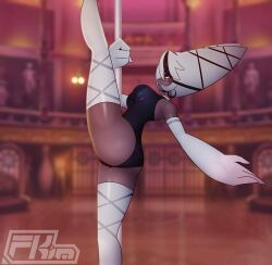 carmilla_carmine, hazbin_hotel, fkimnsfw, 1girls, armwear