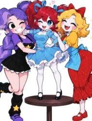 lily_lovebraids, miss_delight, poppy_(poppy_playtime), poppy_playtime, 3females