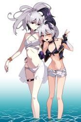 v_flower, vocaloid_3, vocaloid_4, n0_image, 2girls