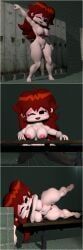 girlfriend_(friday_night_funkin), friday_night_funkin, gf_fnf_fan, 1girls, areolae
