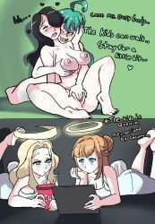 chloe_(telepurte), nila_(telepurte), rule_34-tan, safebooru-tan, mr.sir_69