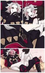pierrot_(the_freak_circus), the_freak_circus, aroused_expression, aroused_face, aroused_look