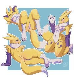 digimon_(species), renamon, bandai_namco, digimon, rathilene