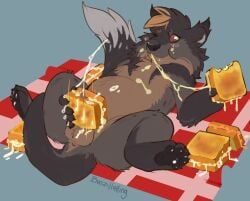 korwin, bunzillaking, anthro, anus, ass