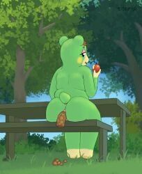 charlise_(animal_crossing), animal_crossing, tonrip, anthro, anus