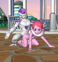 chronoa, frieza, dragon_ball, dragon_ball_z, doggy_style