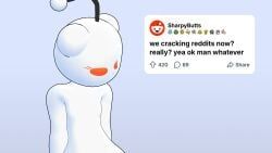 snoo, reddit, opennsfwsp, sharpybutts, 1boy