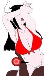 howcow, howcow_(vtuber), bikini_top, bottomless, bottomless_female