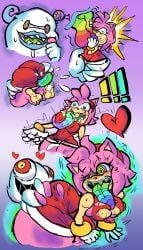 amy_rose, boo_(sonic), king_boom_boo, possessed_amy_rose, sonic_(series)