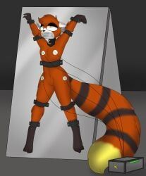 liuthekitty775, ailurid, anthro, bdsm, black_body